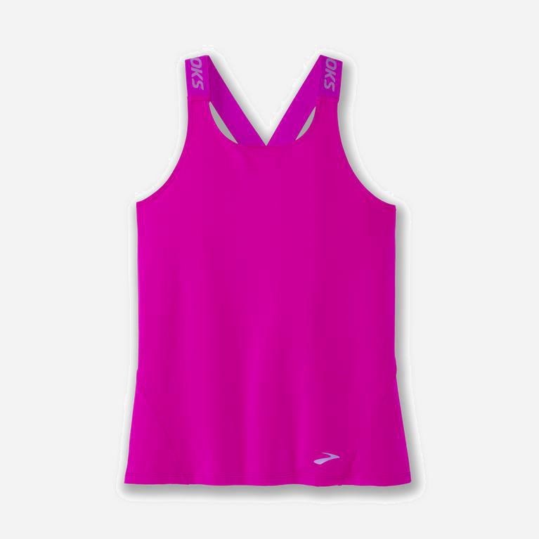 Brooks Pick-Up Running Tank Dame Tilbud - Magenta - Norge (WFJ861374)